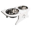 Deep Blue Marine Small Starboard Dog Dish w/Bowls - 5-1/2" Tall [DT-S]