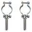 Whitecap Clamp-On Oarlocks - Zinc Plated [S-3541C]