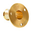 Whitecap Top-Mounted Flag Pole Socket Polished Brass - 3/4" ID [S-5001B]