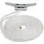 Sea-Dog Double Braided Nylon Dock Line - 3/8" x 20 - White [302110020WH-1]